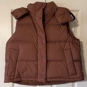 lululemon athletica Brown Puffer Vest
